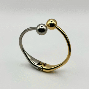 Bracalete Kely Duo de banhos em semijoia, com verniz Italiano