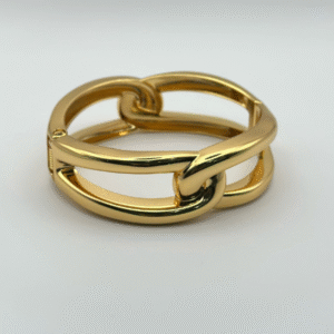 Bracelete Karina maxi elos ouro em semijoia com verniz italiano